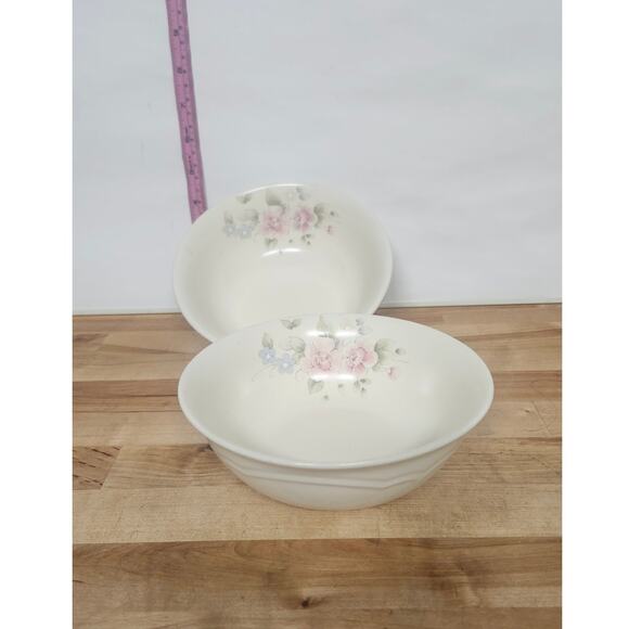 Pair of Pfaltzgraff Tea Rose Super (\